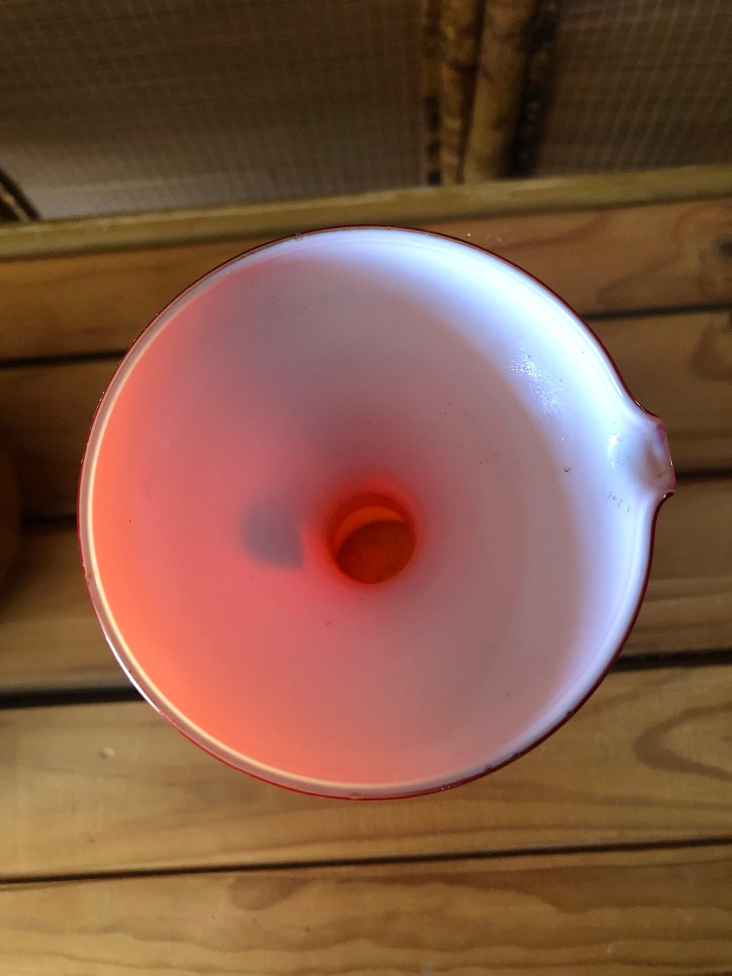 Italian cased glass jug Art