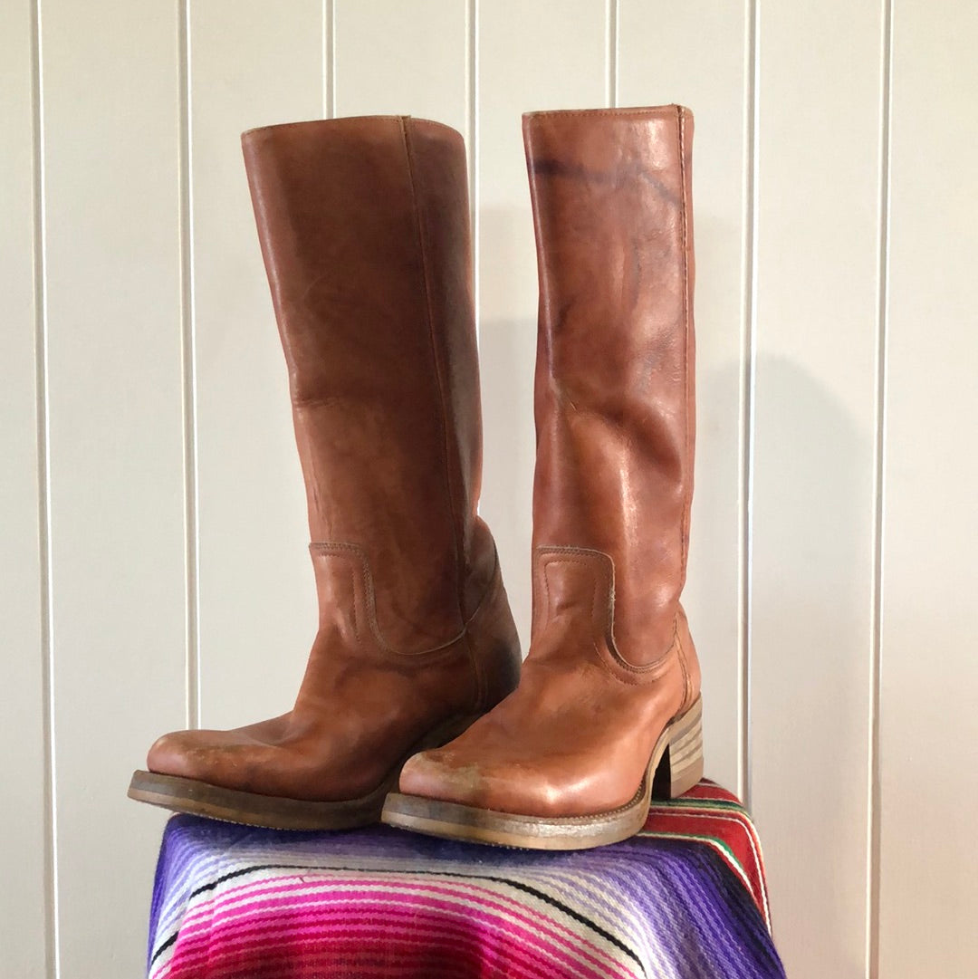 Men’s leather Brunco boots US8