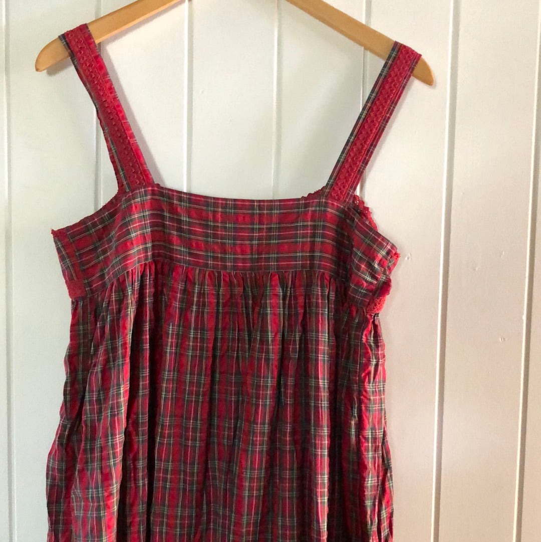 Ladies vintage 1980’s tartan dress 10/12