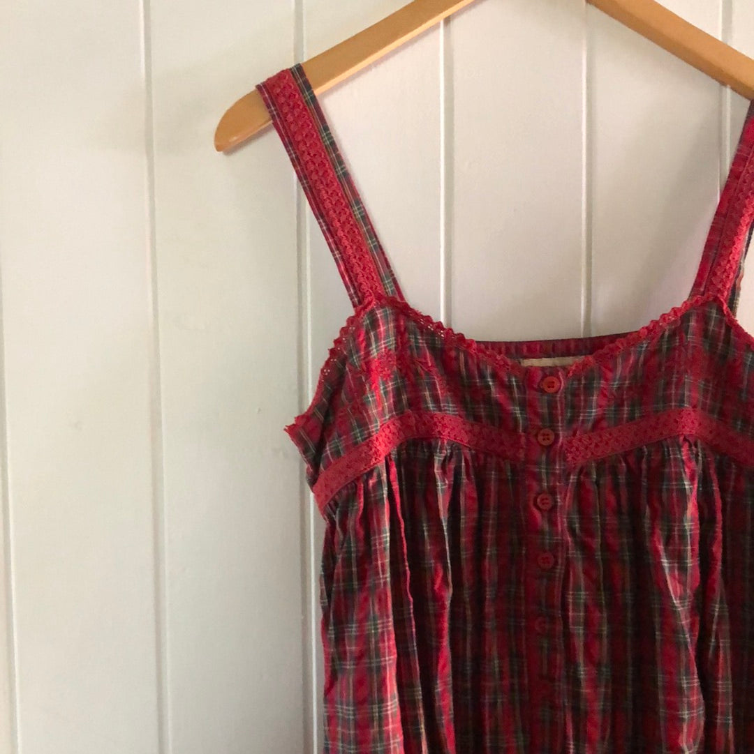 Ladies vintage 1980’s tartan dress 10/12