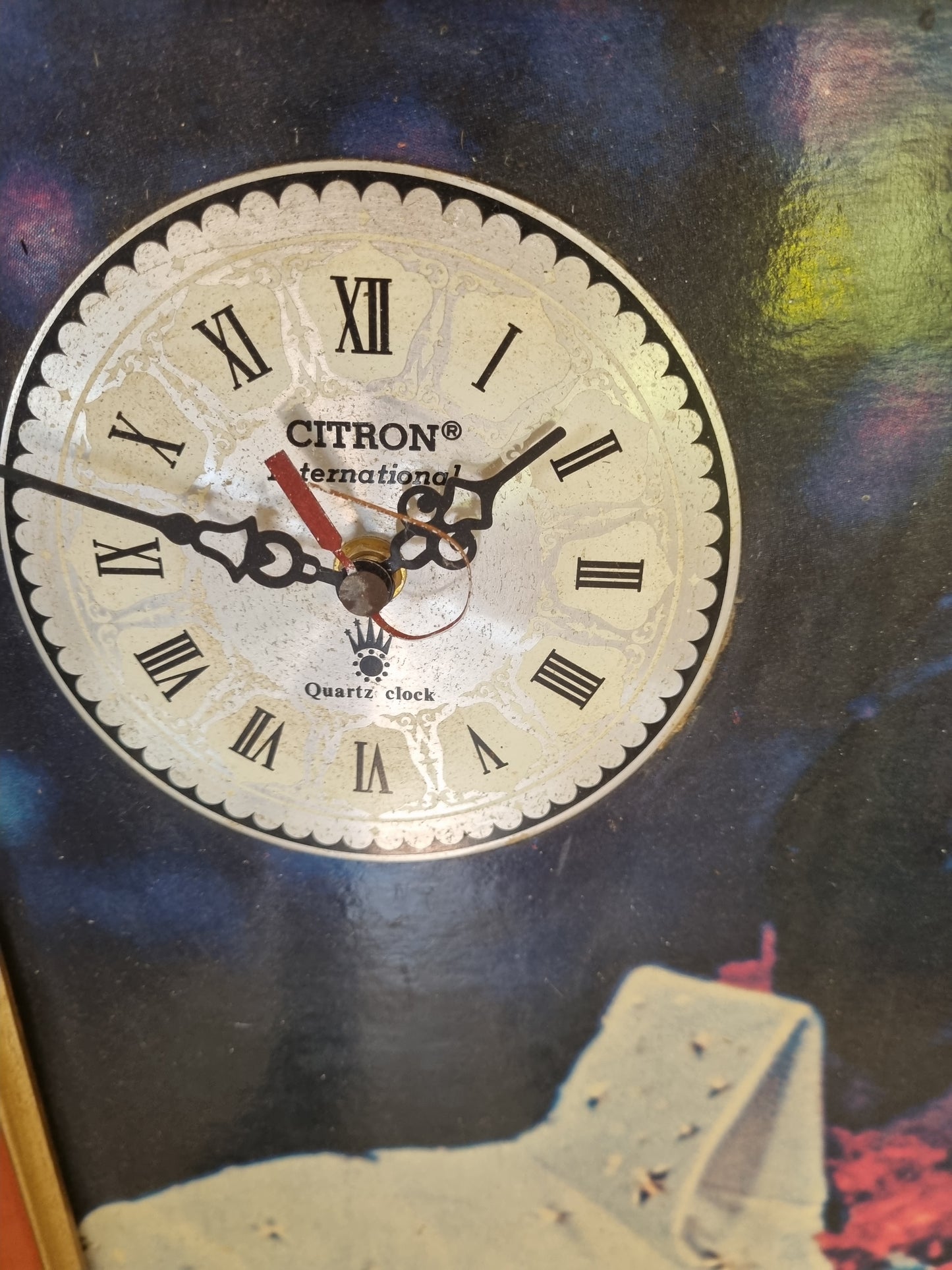 Elvis clock vintage print mancave