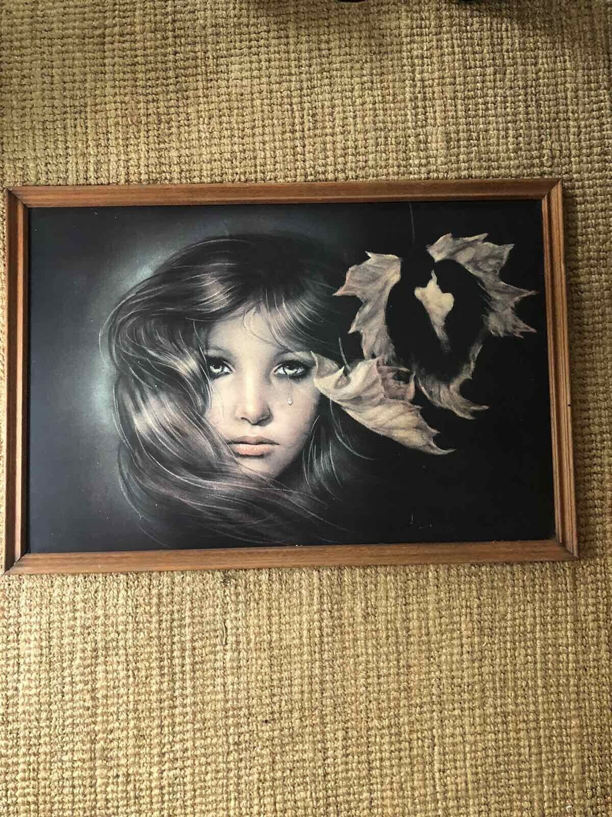 Mid Century Vintage Lady Print Joy Carlos