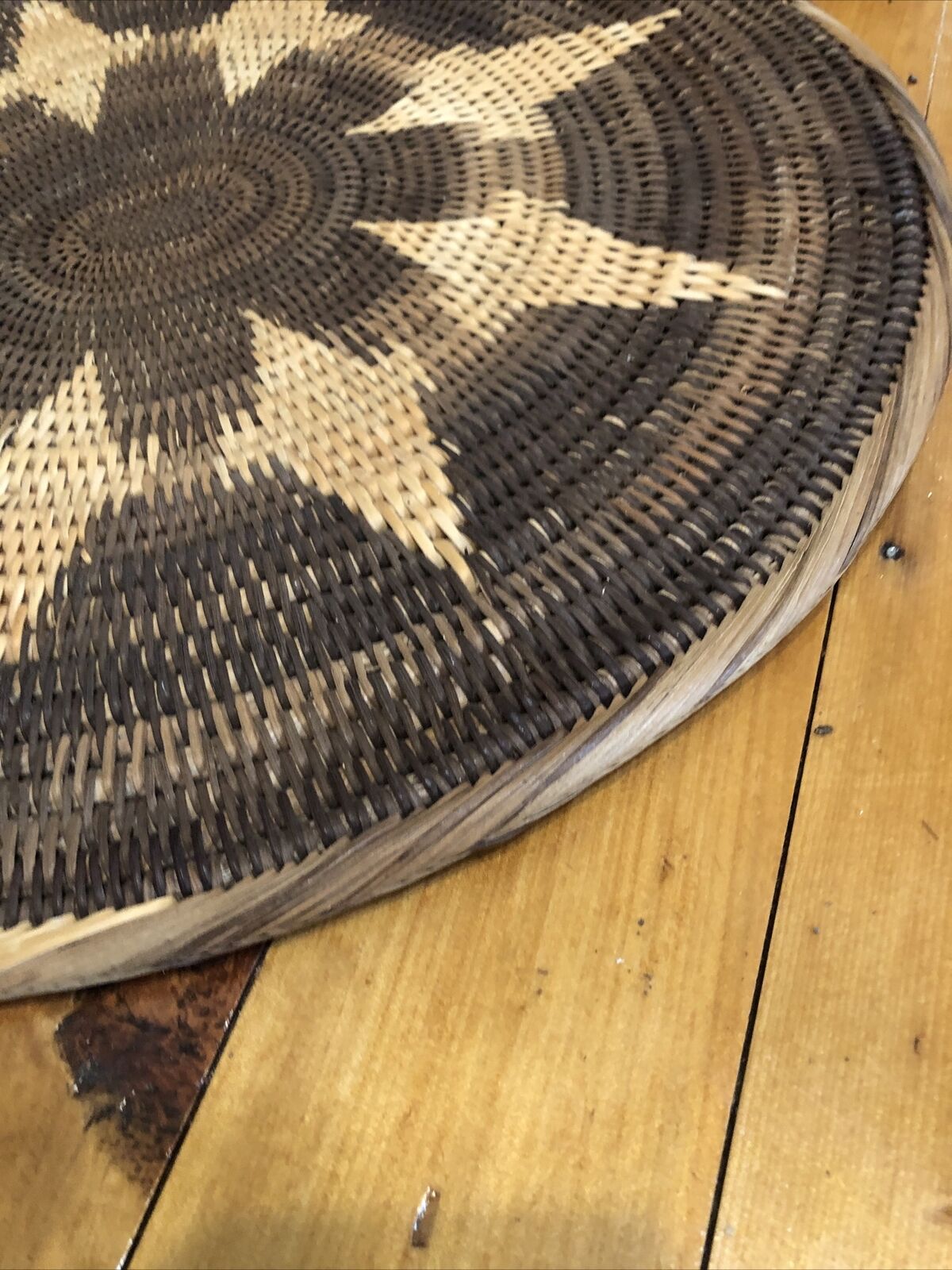 Large PNG Traditional Buka Tray/plate/ Mat Vintage