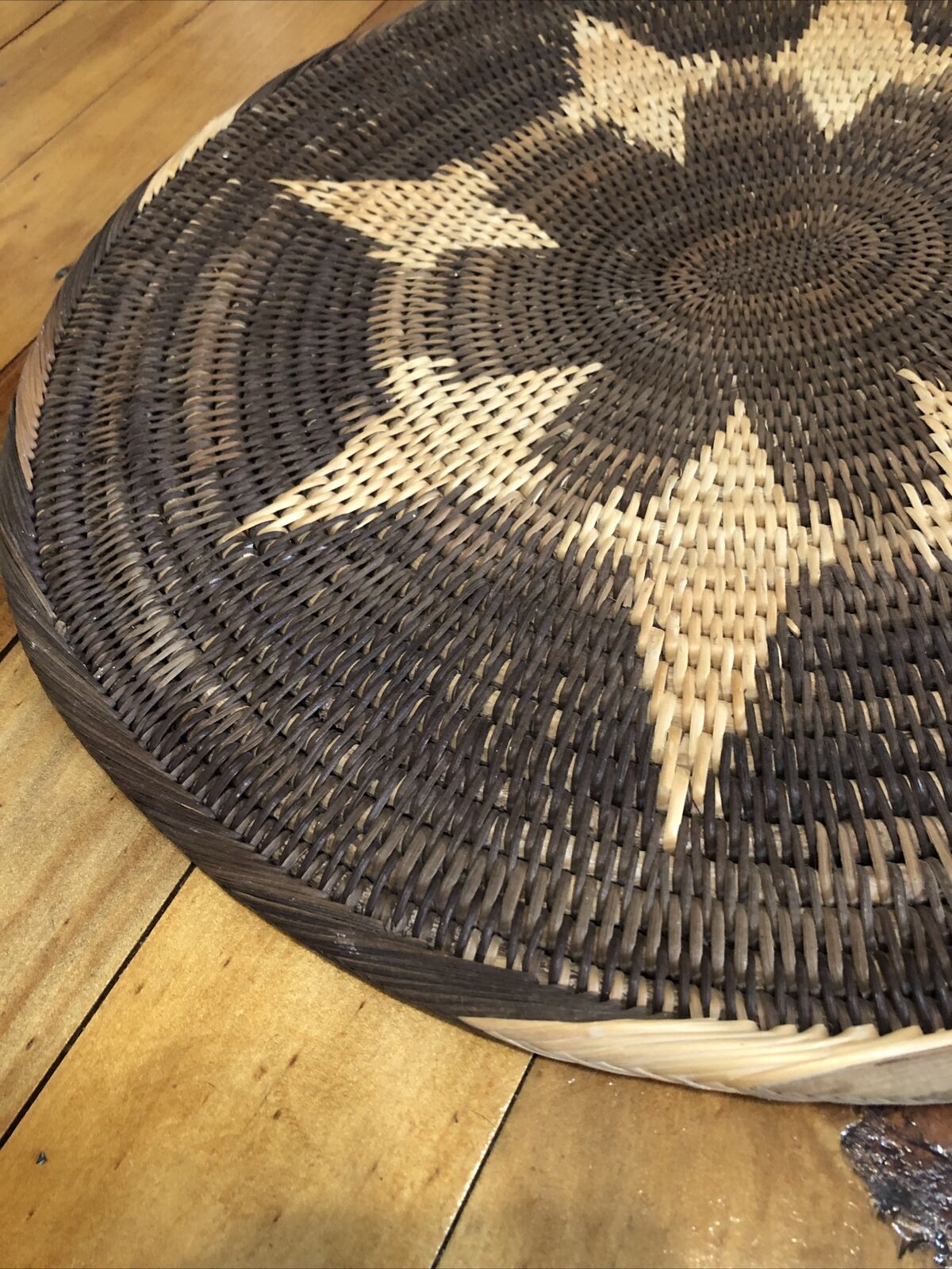 Large PNG Traditional Buka Tray/plate/ Mat Vintage