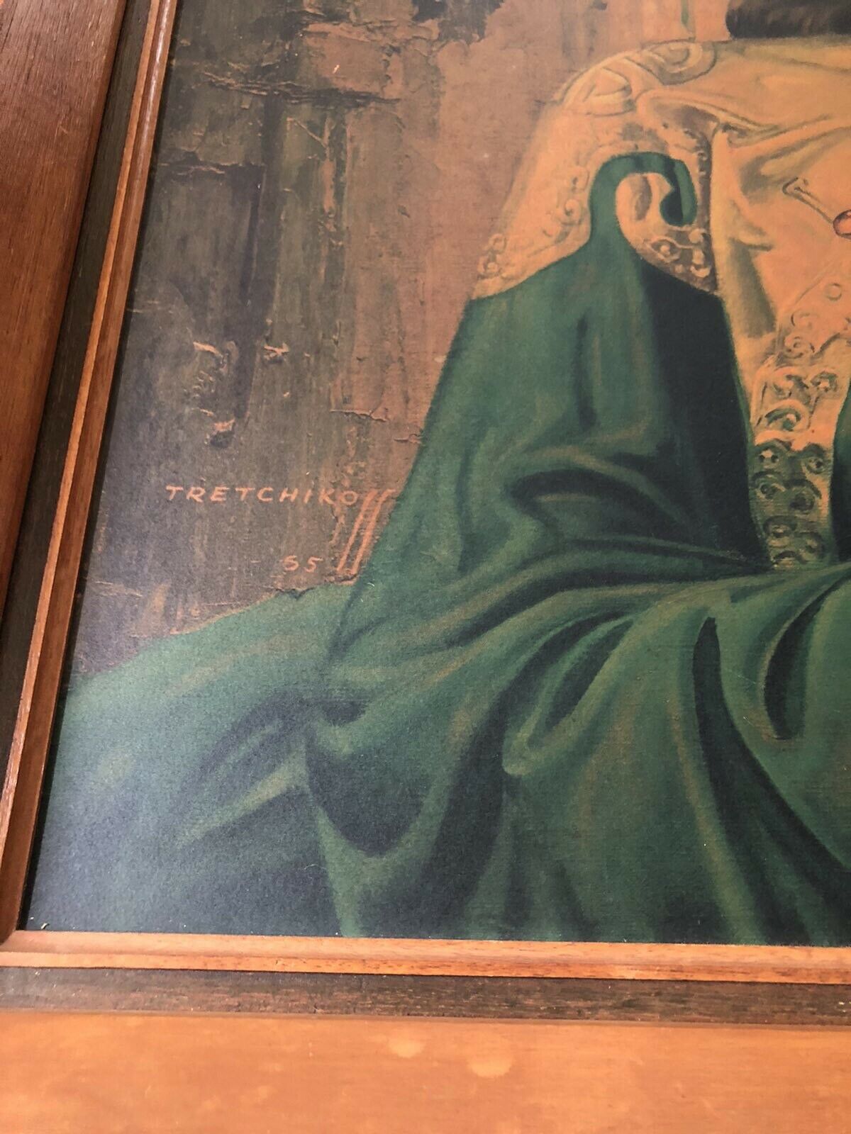 tretchikoff print Lady From Orient Vintage