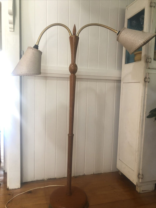Vintage Mid Century Swan Neck Lamp Light Standard