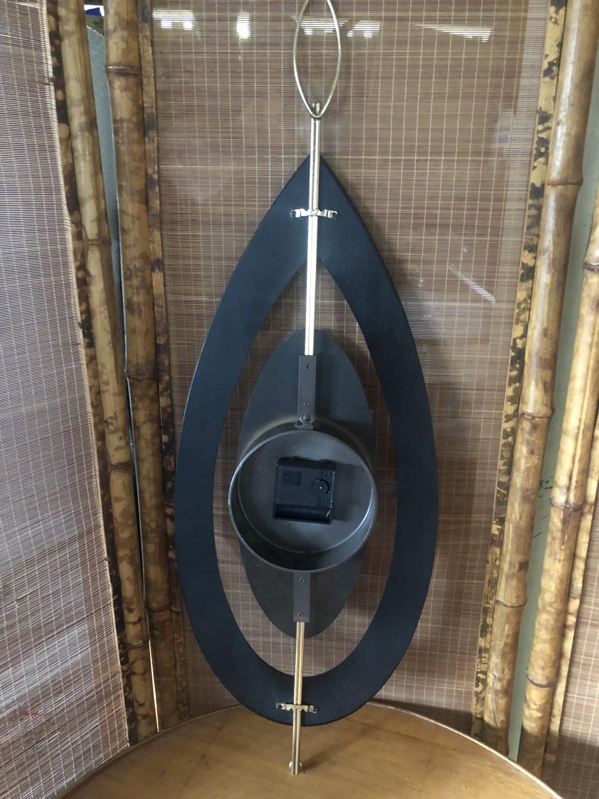 mid century welby wall clock