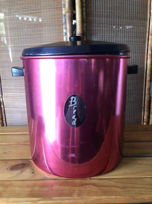 Anodised bread bin vintage kitchenalia