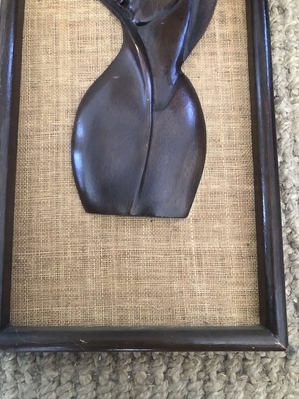 Mid century wall plaque