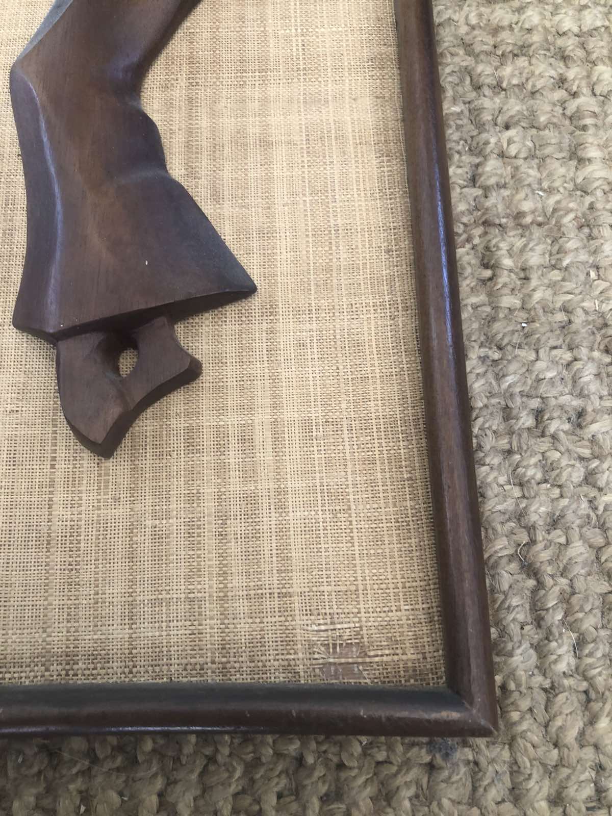 Mid century wall plaque