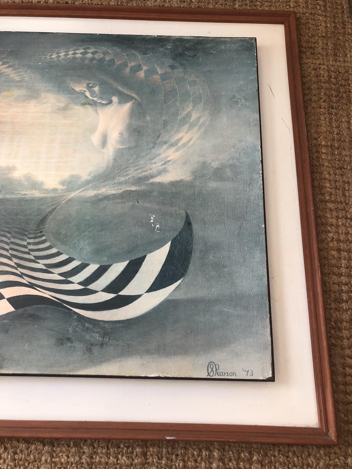 Large pearson solar offering vintage print