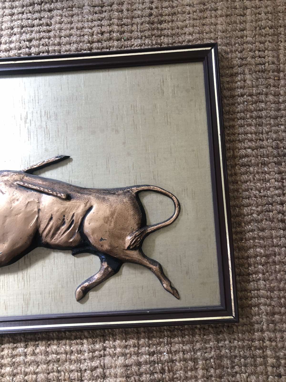 Matador wall plaque 3d vintage print