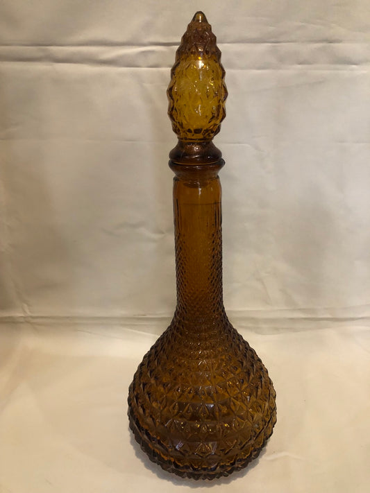 Amber squat genie bottle