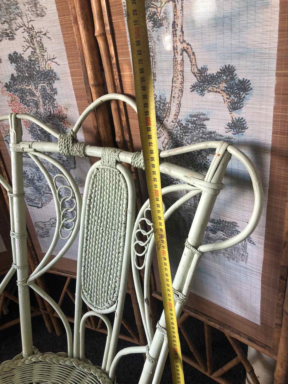 Vintage cane nursing chair