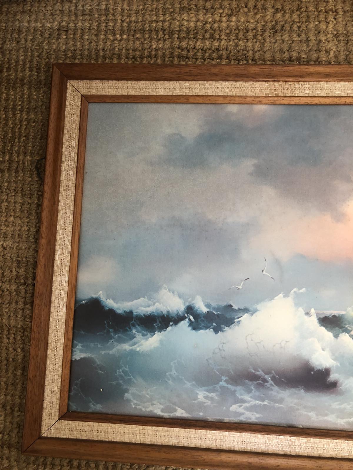 Seascape vintage print