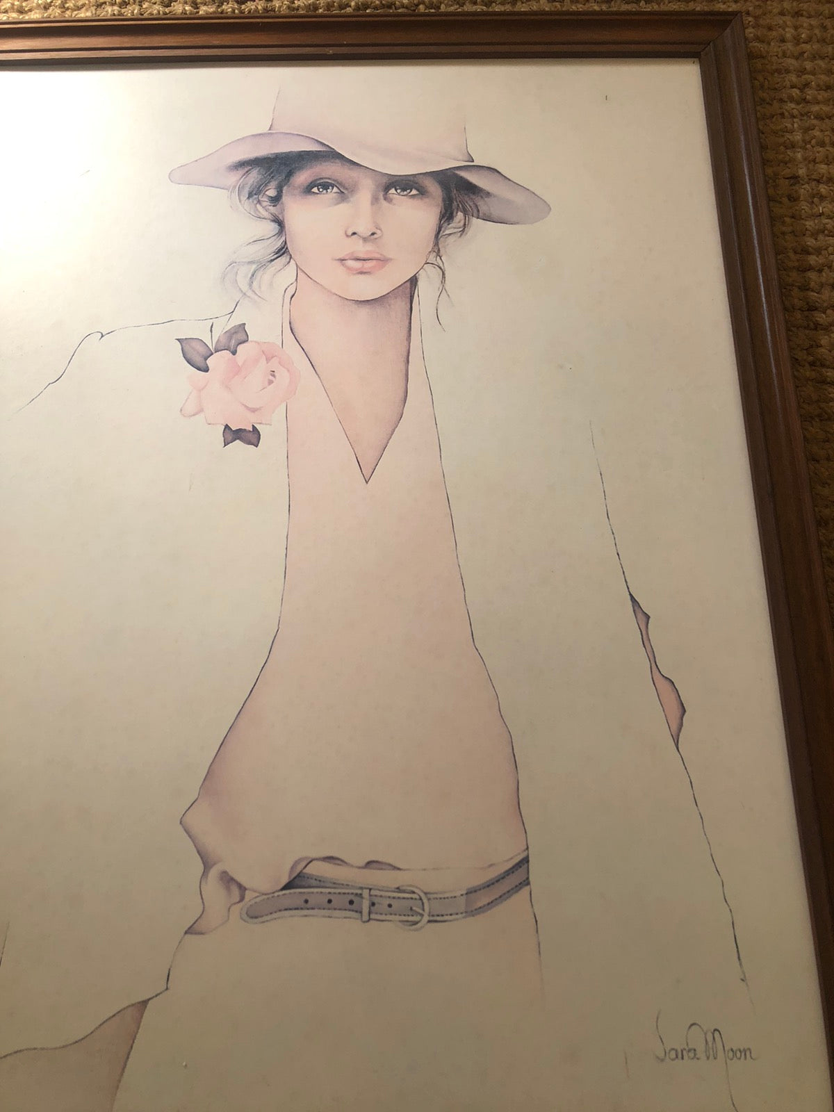 Sara moon vintage print