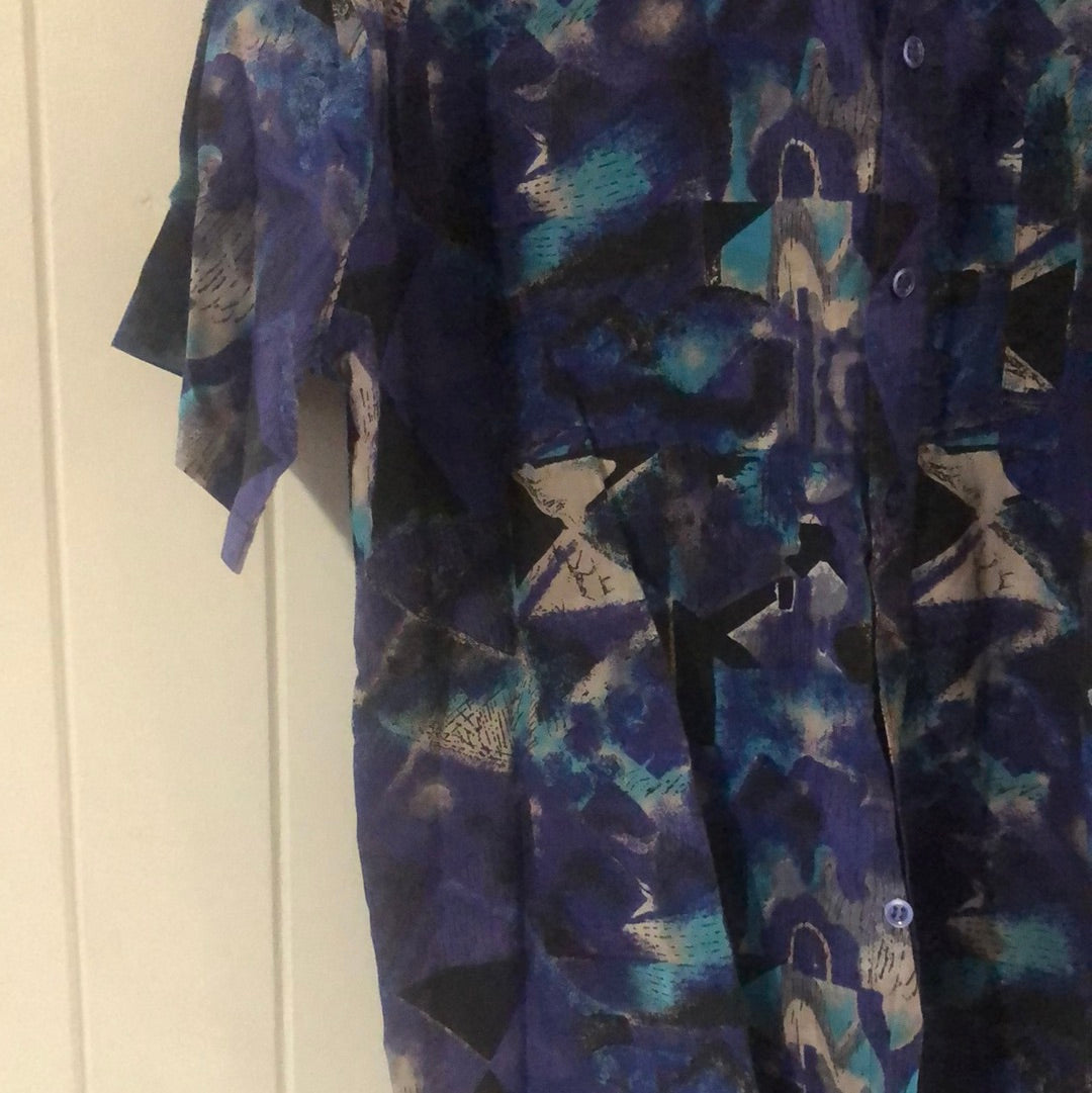 Men’s 90’s vintage party shirt M