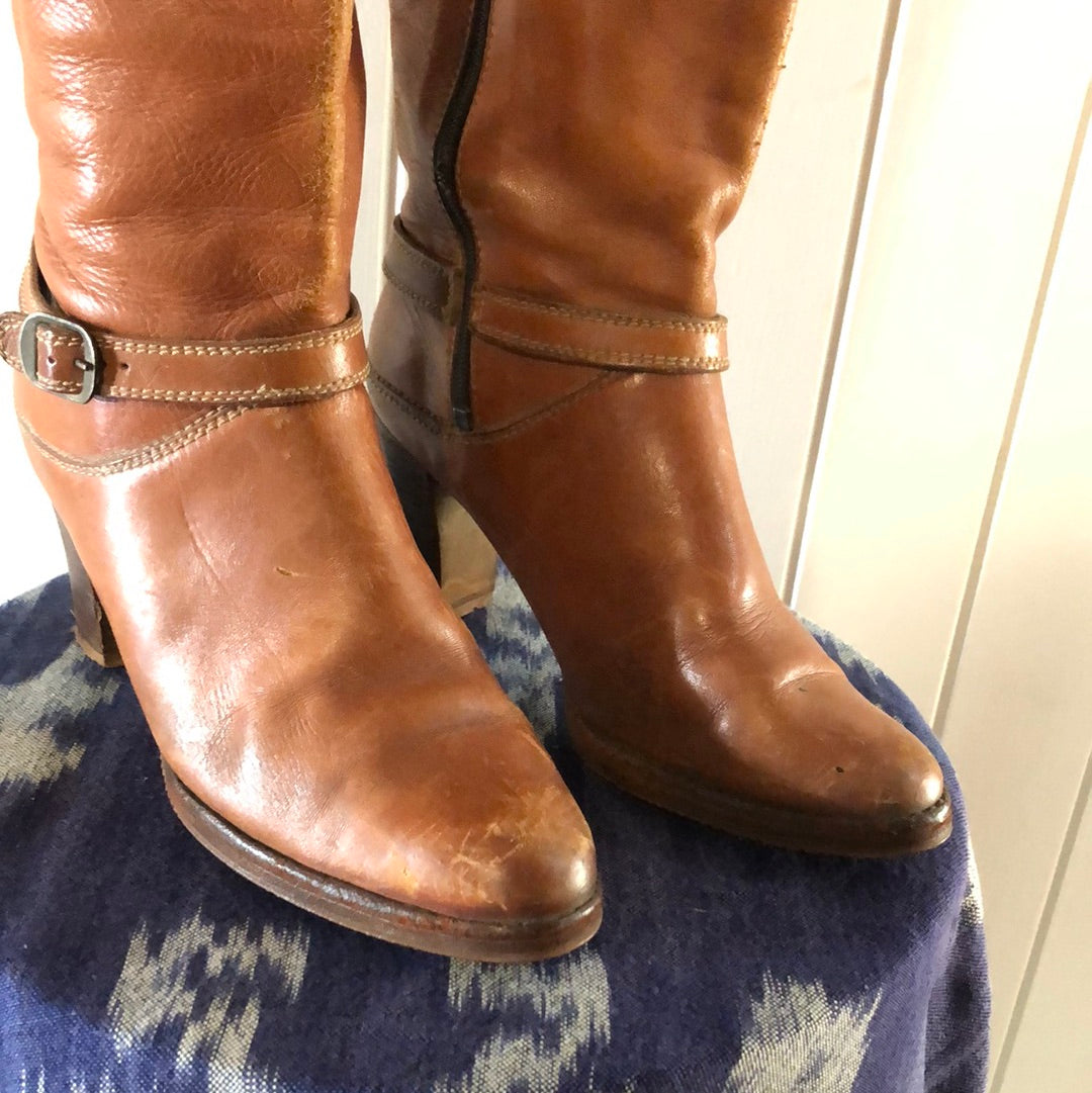 Ladies leather 1970’s boots 7.5/7