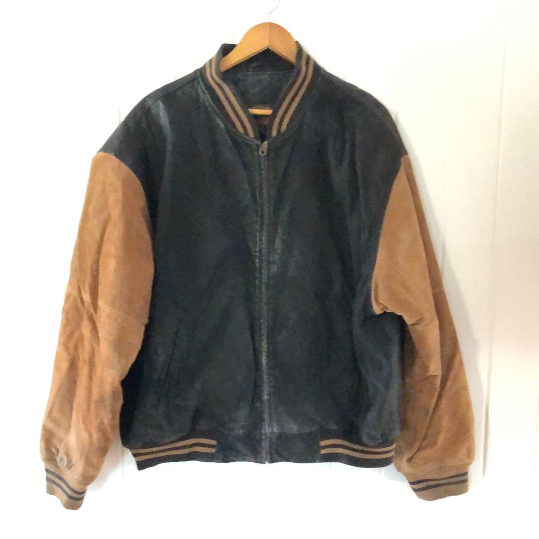Men’s leather 90’s American style jacket