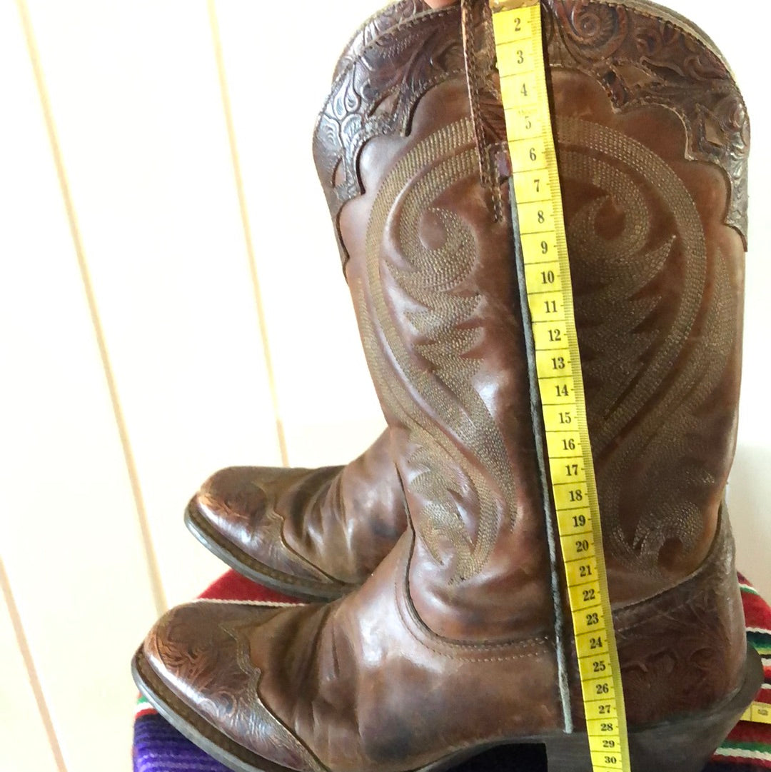 Ladies leather Ariat cowgirl boots uk5.5