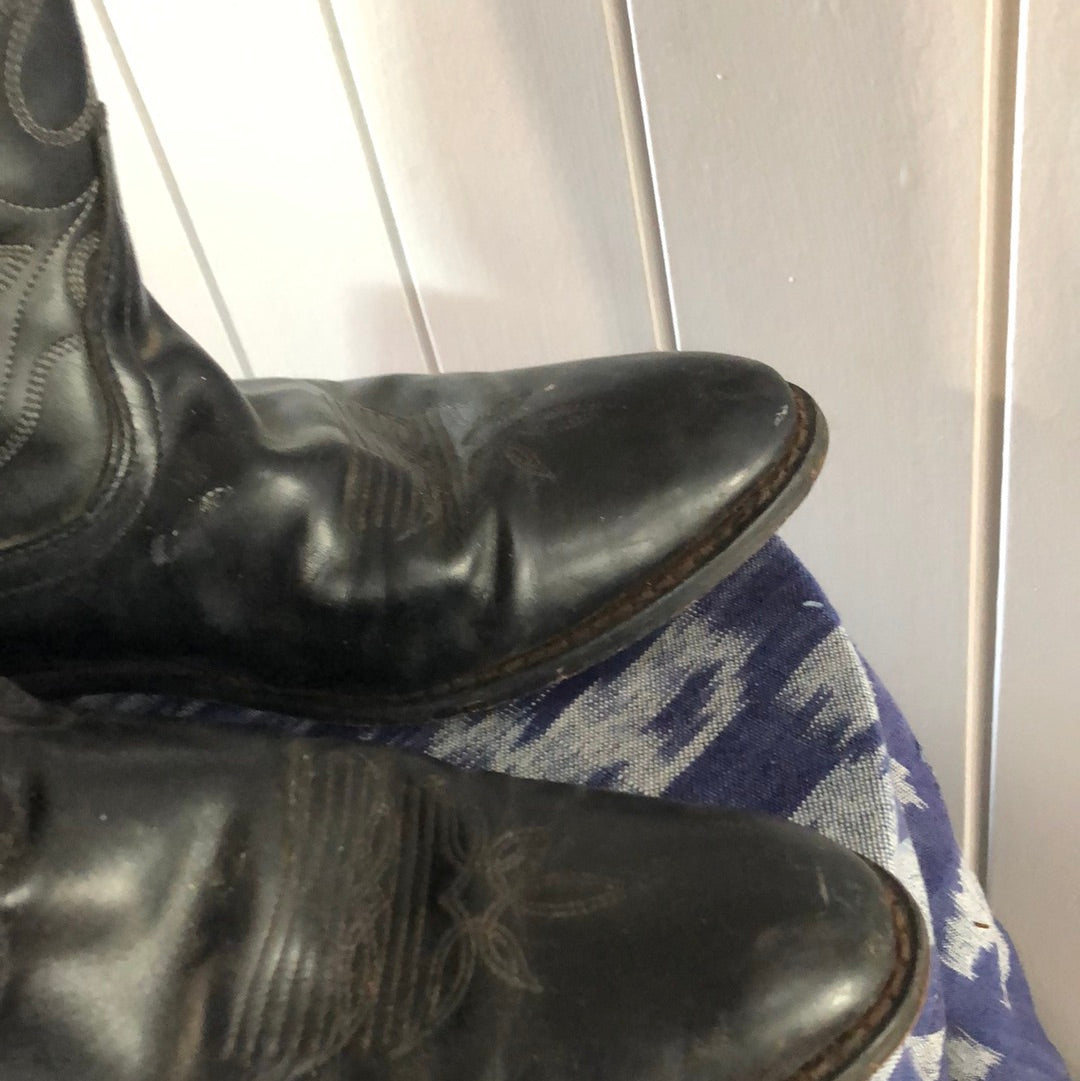 Men’s leather Baxter cowboy boots 8