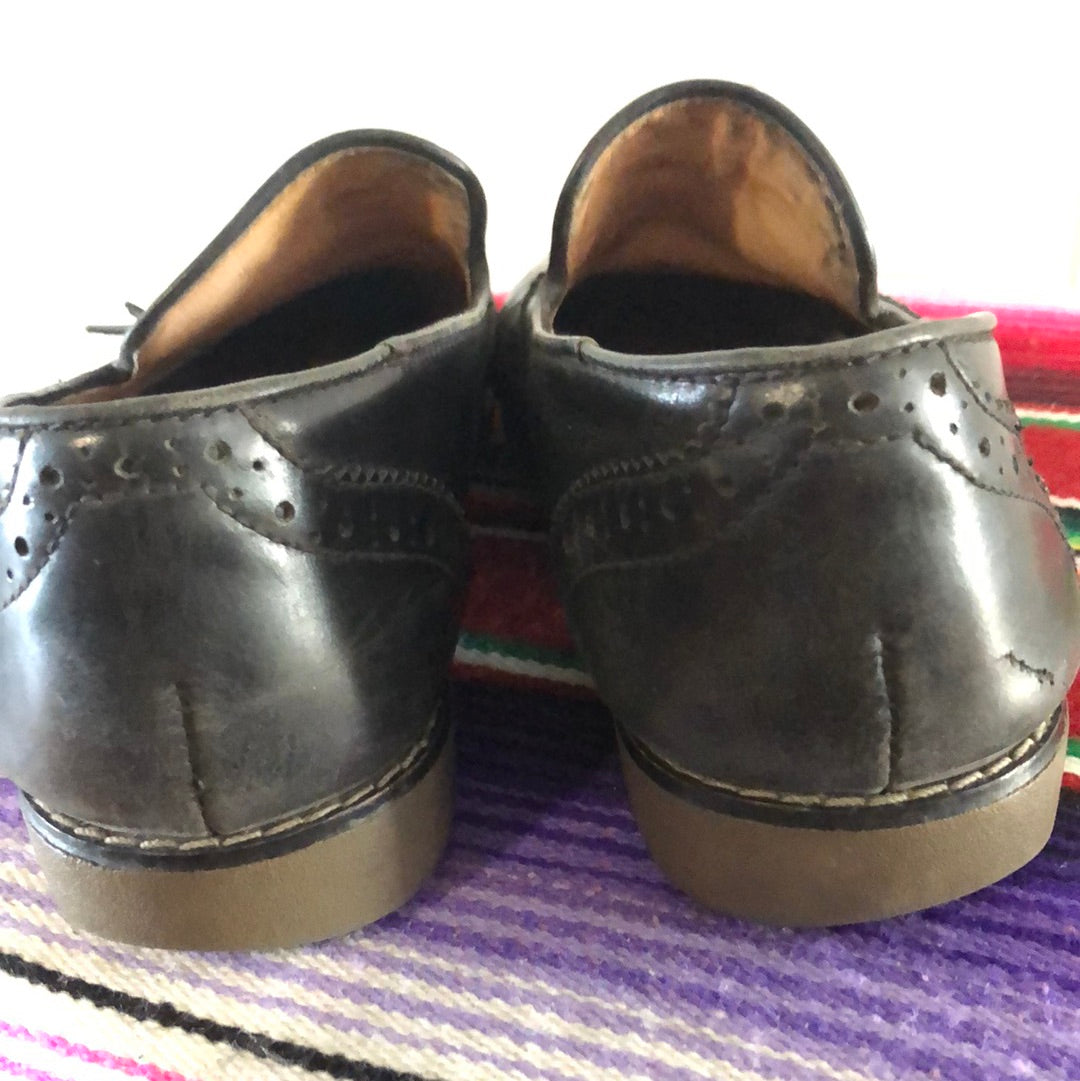 90’s ladies leather school shoes Teenmix 7/7.5
