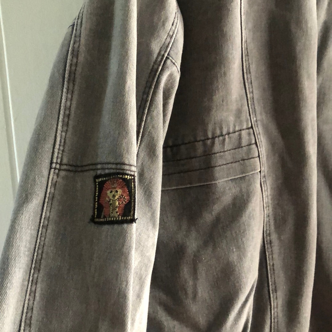 Men’s 80’s large denim jacket German made