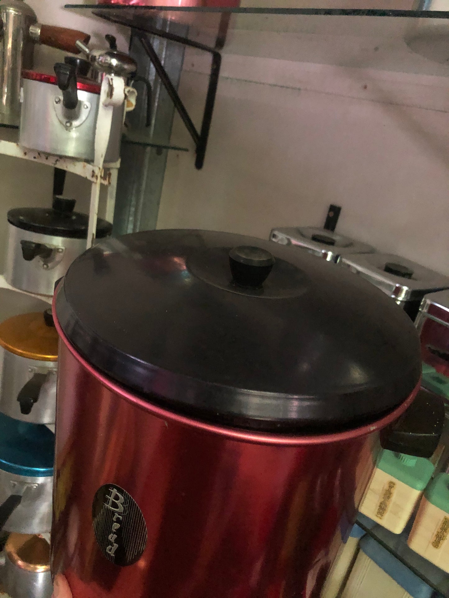 Anodised bread tin kitchen