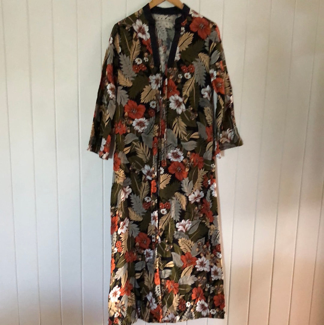 Ladies 1970’s kaftan dress 10/12