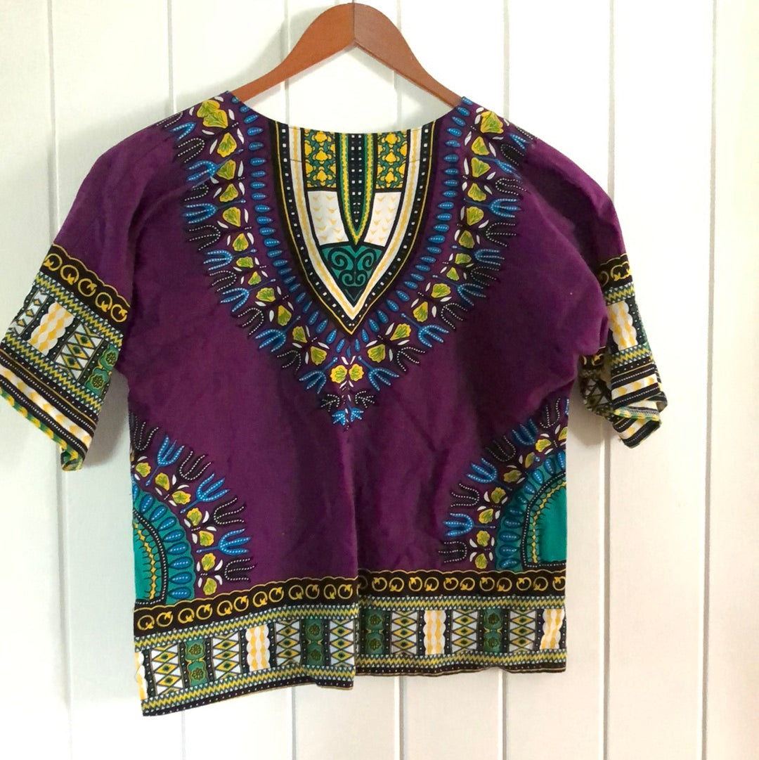 Ladies funky African  crop 8