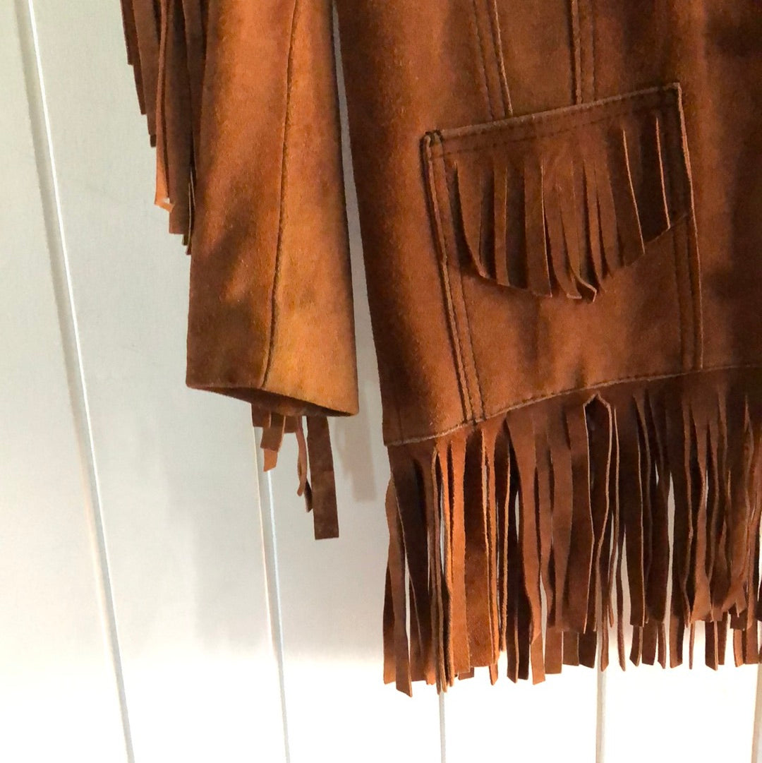 Ladies western leather jacket 8 70’s