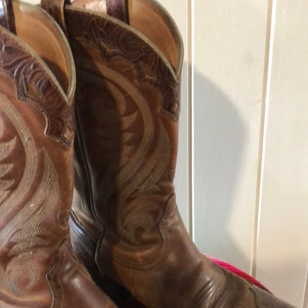 Ladies leather Ariat cowgirl boots uk5.5