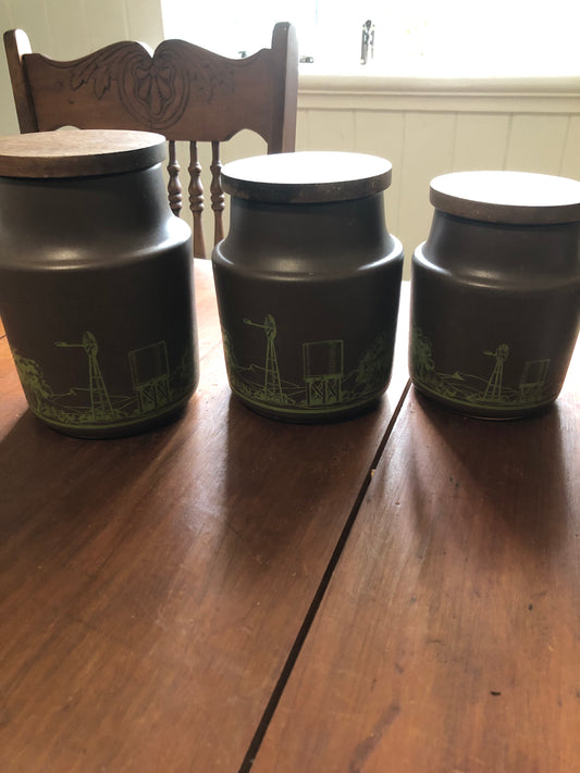 Homestead canisters kitchen Australian