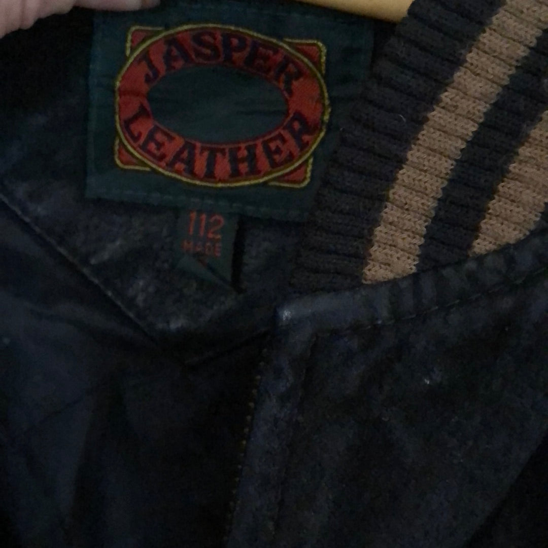 Men’s leather 90’s American style jacket