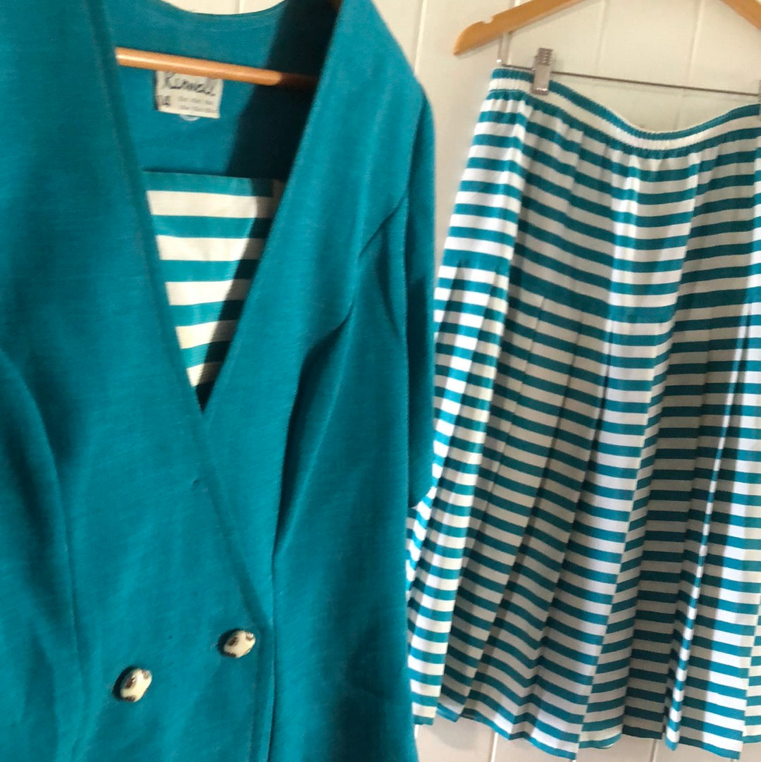 Ladies 1980’s twin set 12/14