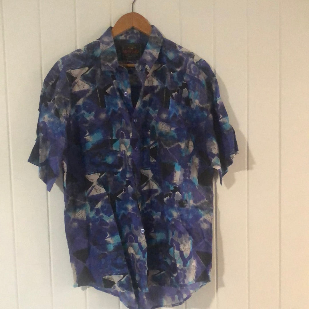 Men’s 90’s vintage party shirt M