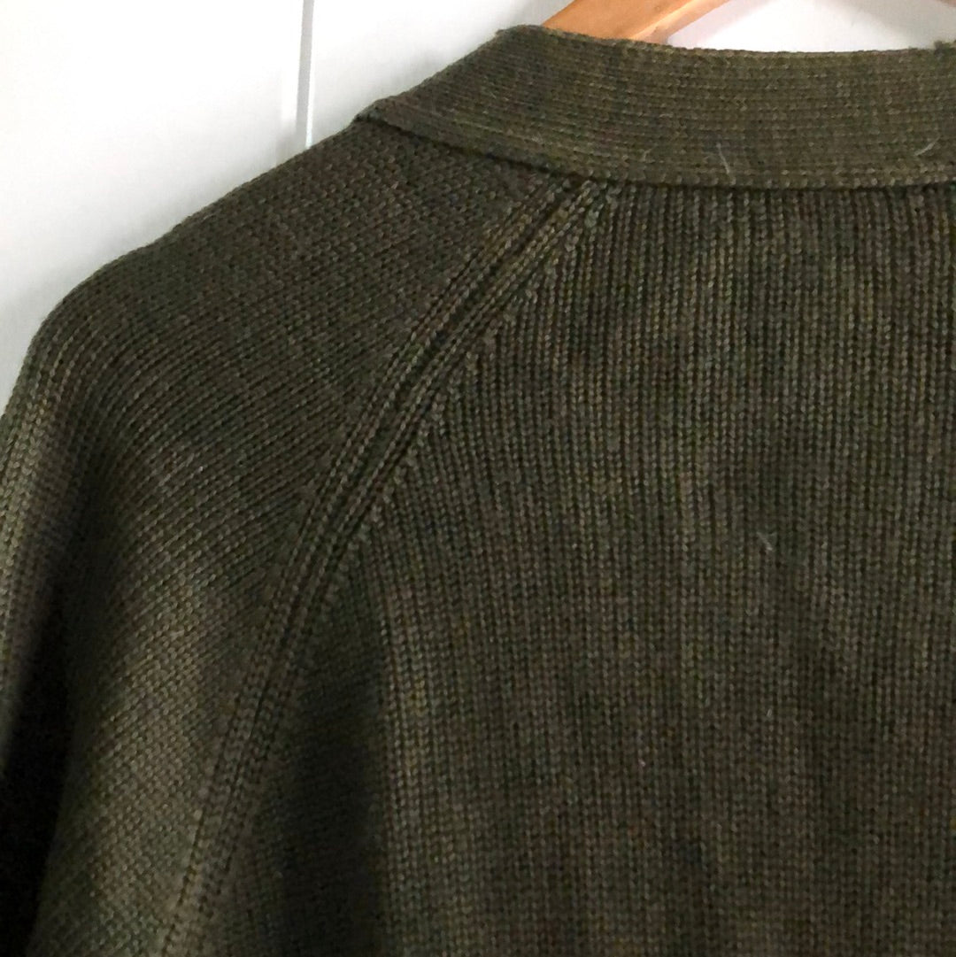 Men’s 90’s Nirvana grunge style grandfather cardigan