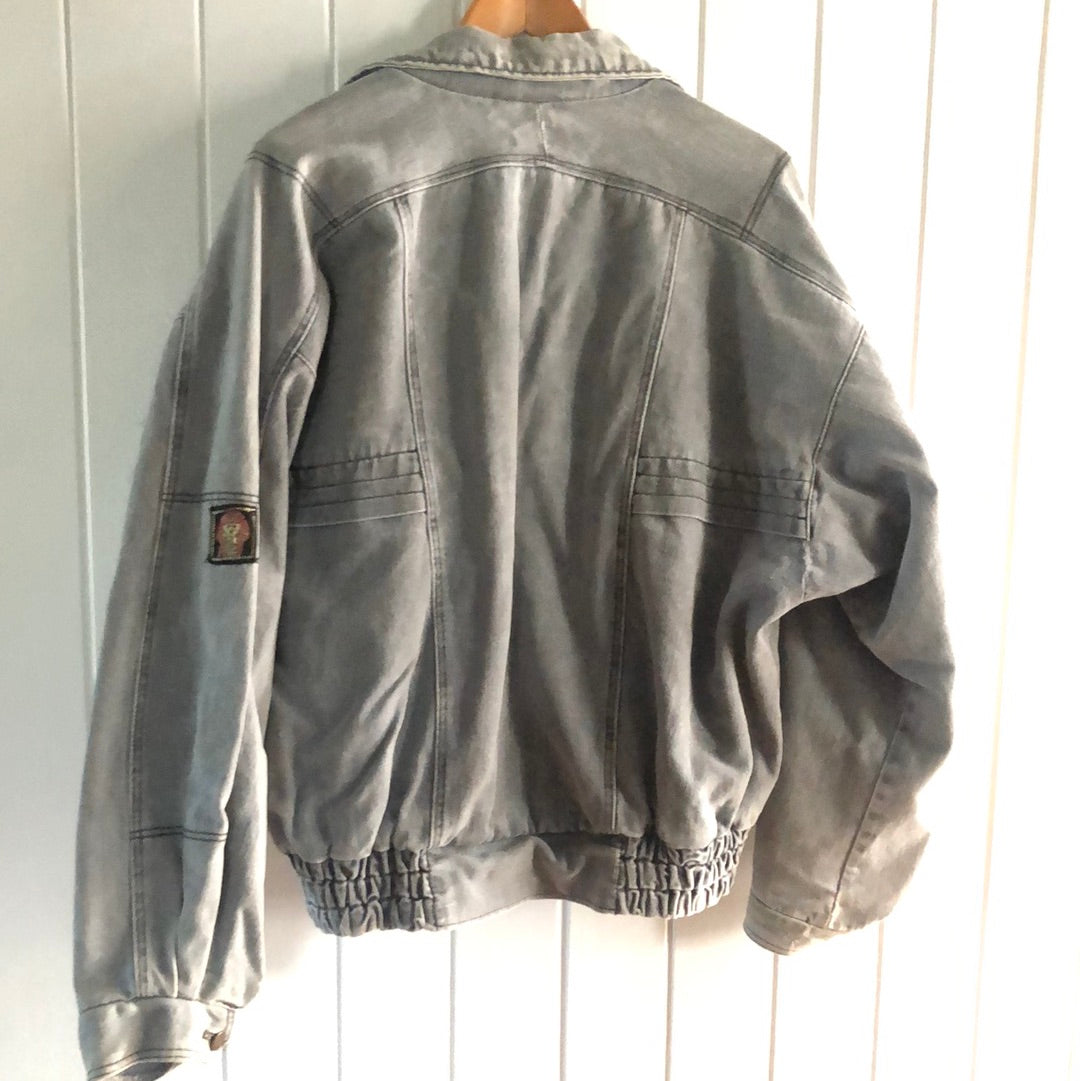 Men’s 80’s large denim jacket German made