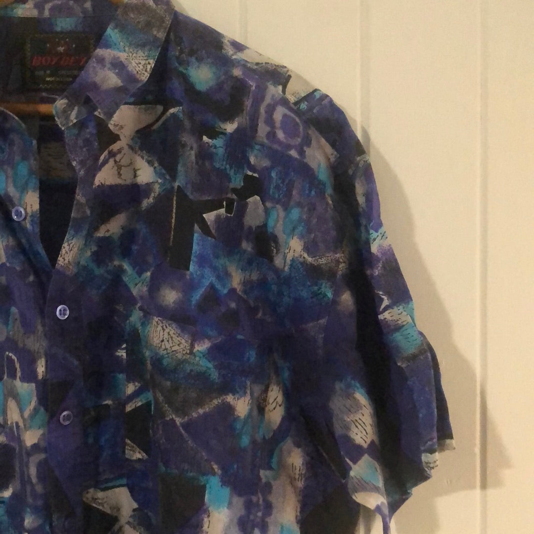 Men’s 90’s vintage party shirt M