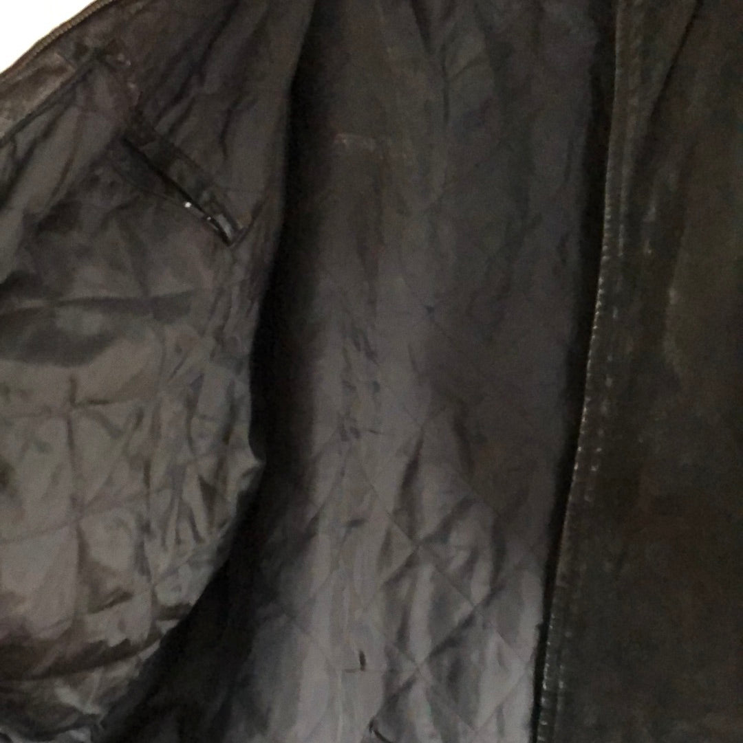 Men’s leather 90’s American style jacket