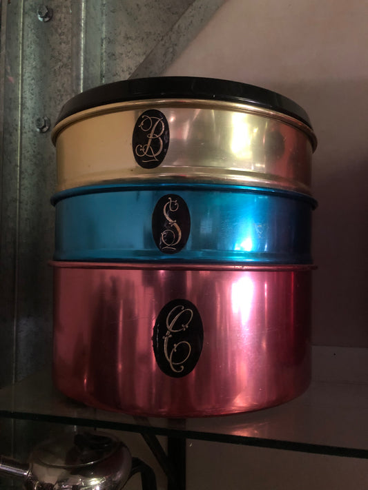 Anodised cake tin set kitchen