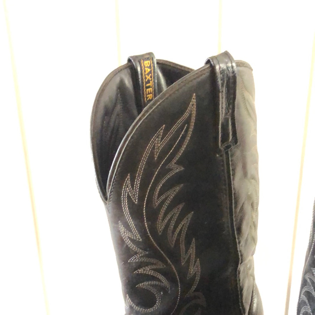 Men’s leather Baxter cowboy boots 8