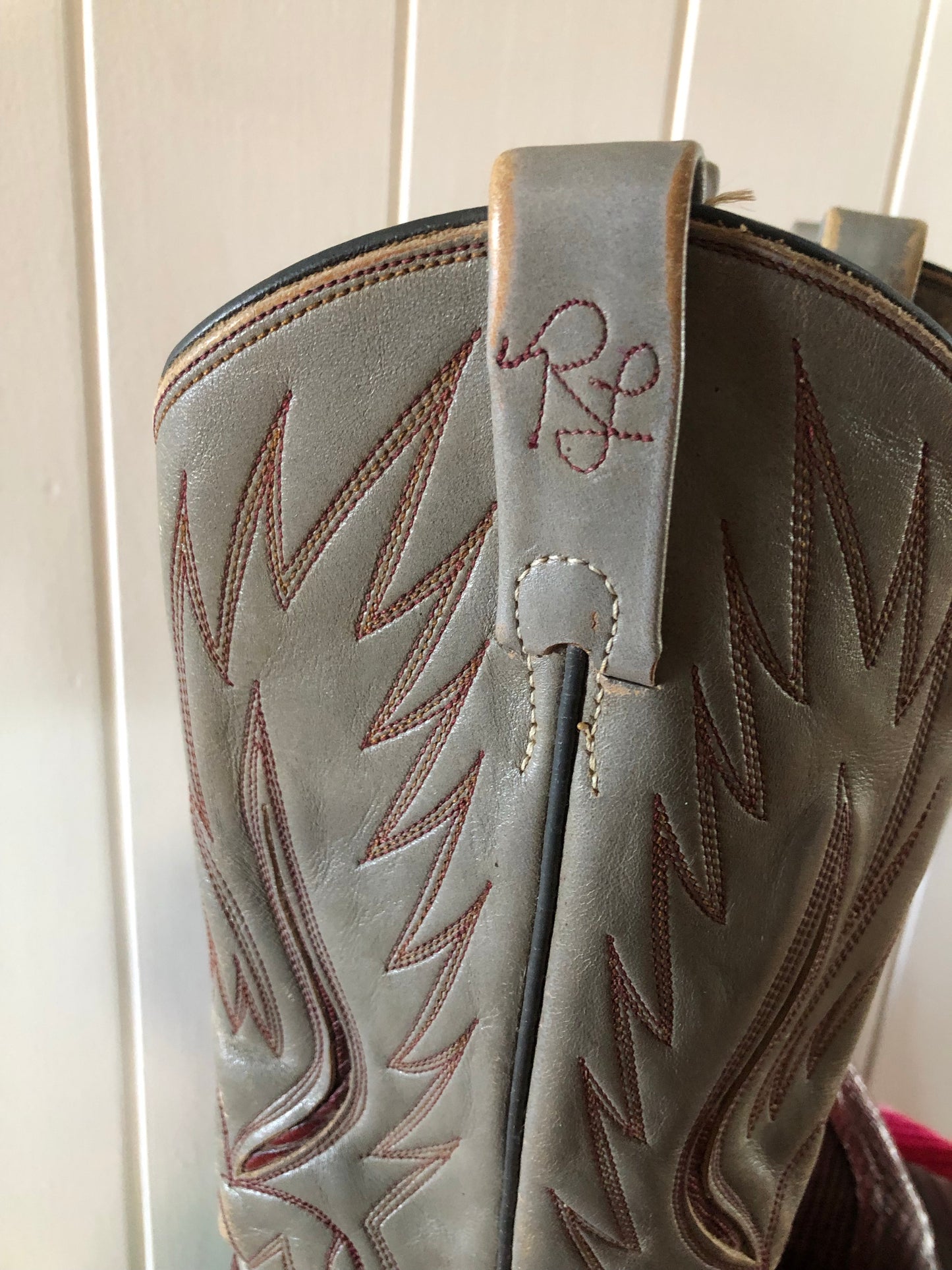 Ladies leather vintage croc skin Ralph Lauren Au7 uk5