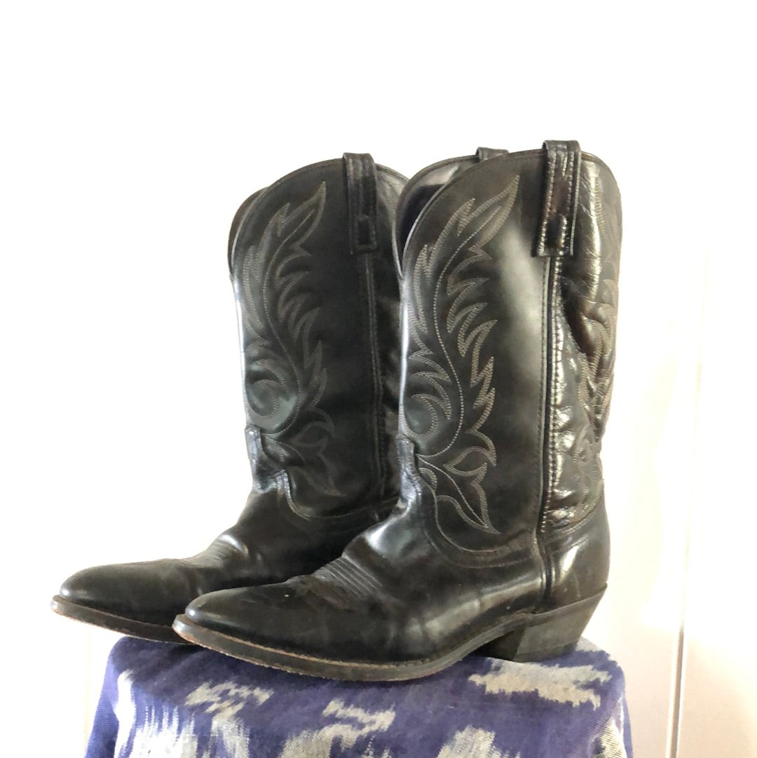 Men’s leather Baxter cowboy boots 8