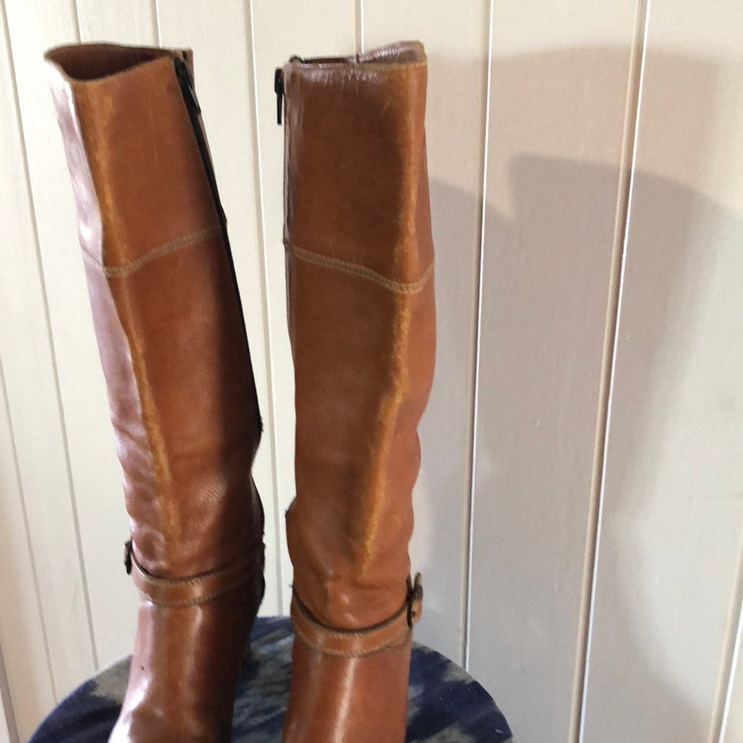 Ladies leather 1970’s boots 7.5/7